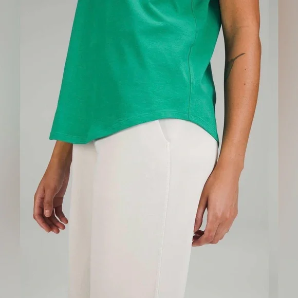 Lululemon Love V-Neck T-Shirt in Maldives Green - Picture 5 of 10